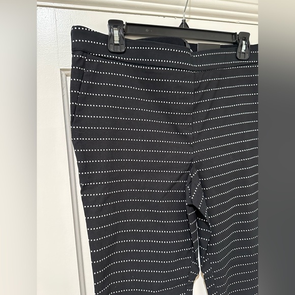 Jules & Leopold pull on capri stretch fitted dotted work business pants bottoms - Picture 5 of 16